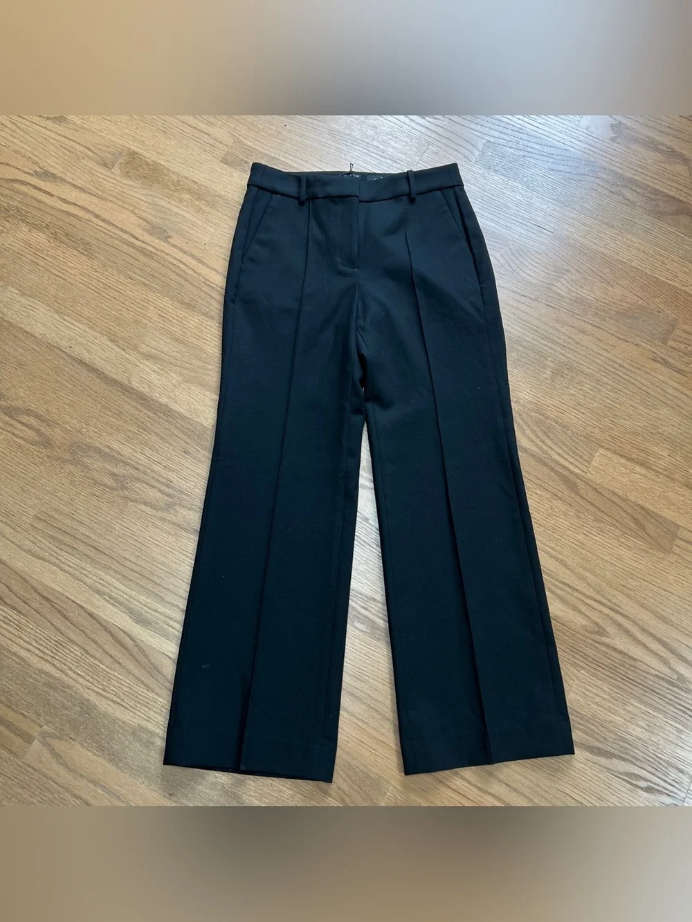 NWT J. Crew Natalia In Four Season Stretch Black Sz 10P
